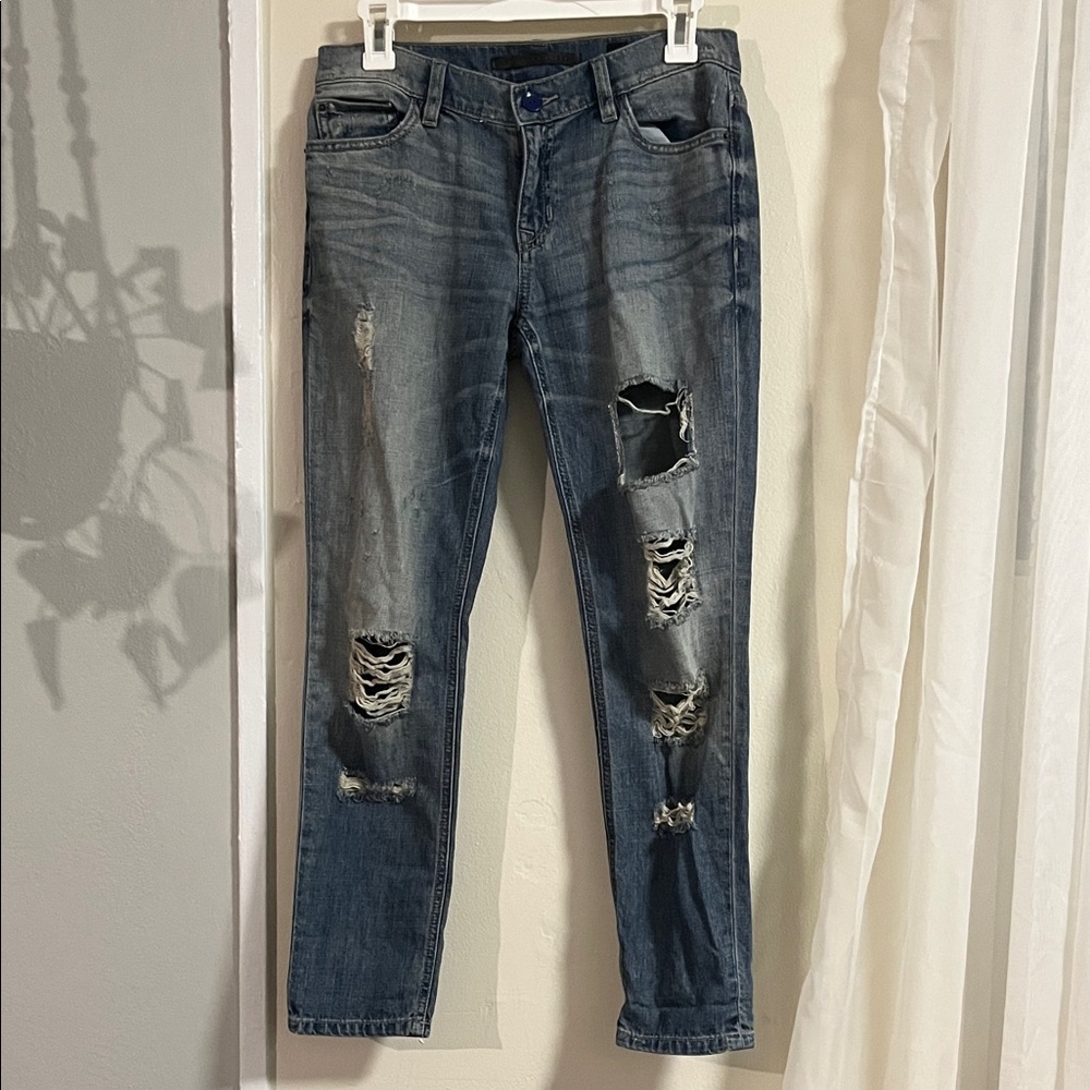 BP Distressed Blue Boyfriend Jeans